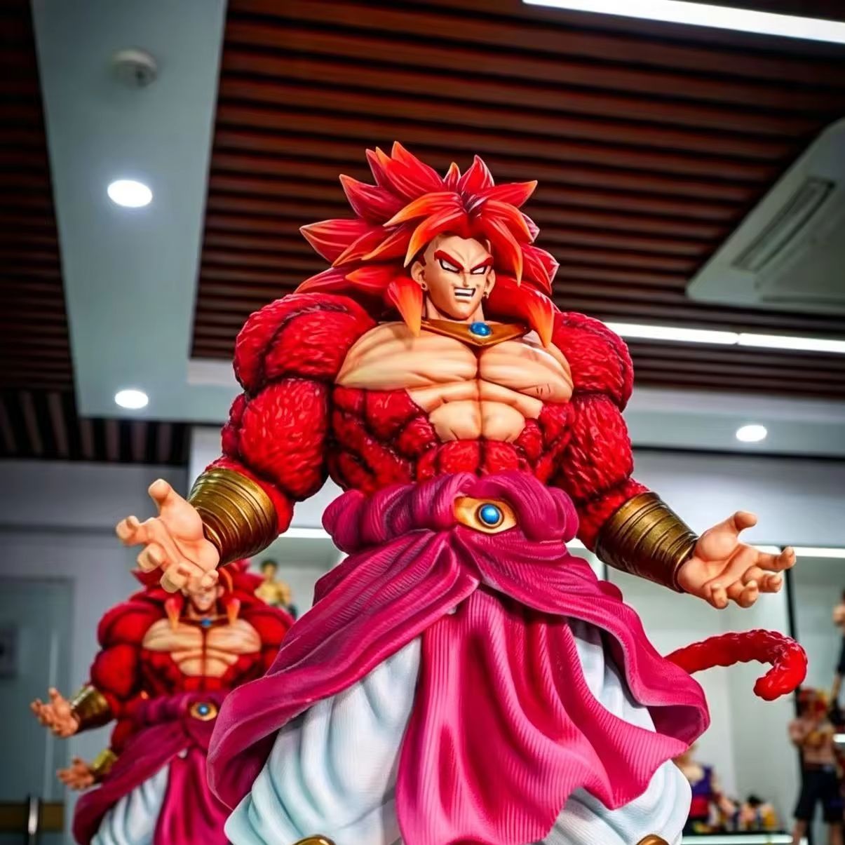 Resin Art Dragon Ball Z - ดราก้อนบอล Z โบรลี่ ซุปเปอร์ไซย่า 4 ฟิกเกอร์อนิเมะ
