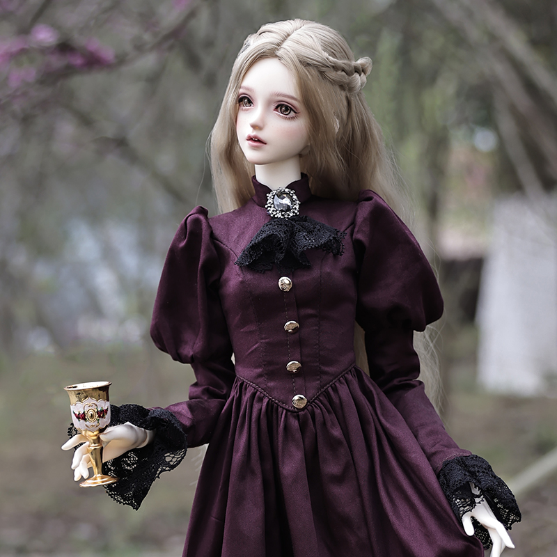 Resin Art Purple - Elina ตุ๊กตา BJD 1/3สวย Elegant Lady