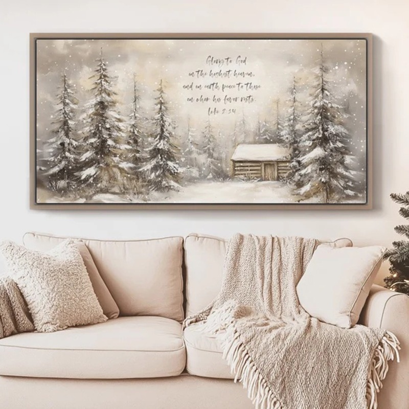 Resin Art Quote - ภาพพิมพ์ติดผนังข้อความจากพระคัมภีร์ในธีมคริสต์มาส, คำพูดจากพระลูกไมเคิล, งานศิลปะ 