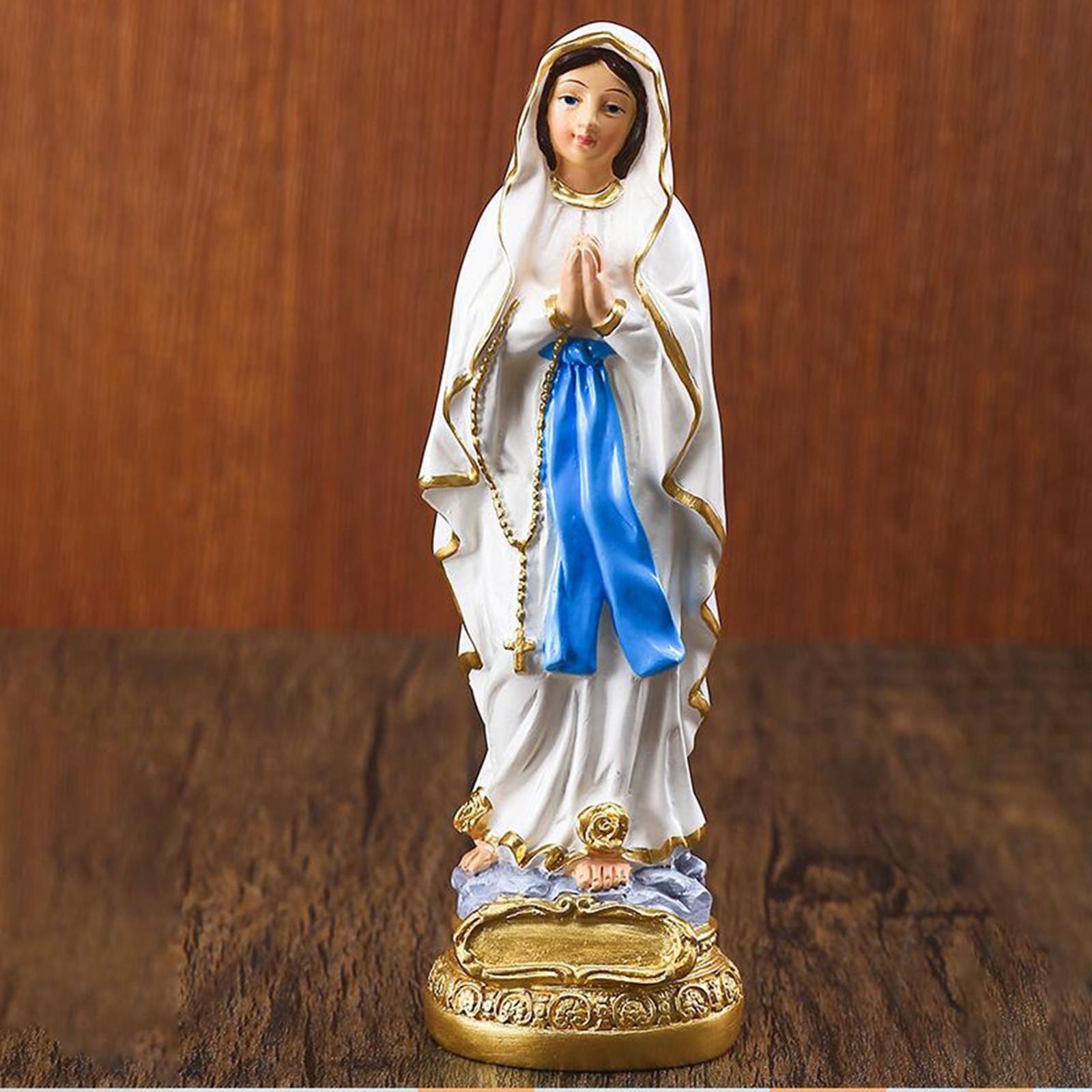 Resin Art Mary - รูปปั้นแมรี่ ของตกแต่งบ้าน งานศิลปะ งานฝีมือ พระแม่แห่งลอร์ดส์ สำหรับ