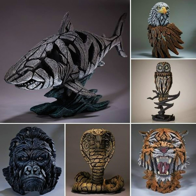 Resin Art Ideas - งานประติมากรรมศิลปะการเก็บรักษาซากสัตว์ที่มีคุณค่าทางจริยธรรมสมัยใหม่ คอลเลกชันสไตล์ร่วมสมัยแบบดิบๆ ของตกแต่งบ้านที่ยั่งยืน ไอเดียของขวัญสุดพิเศษ