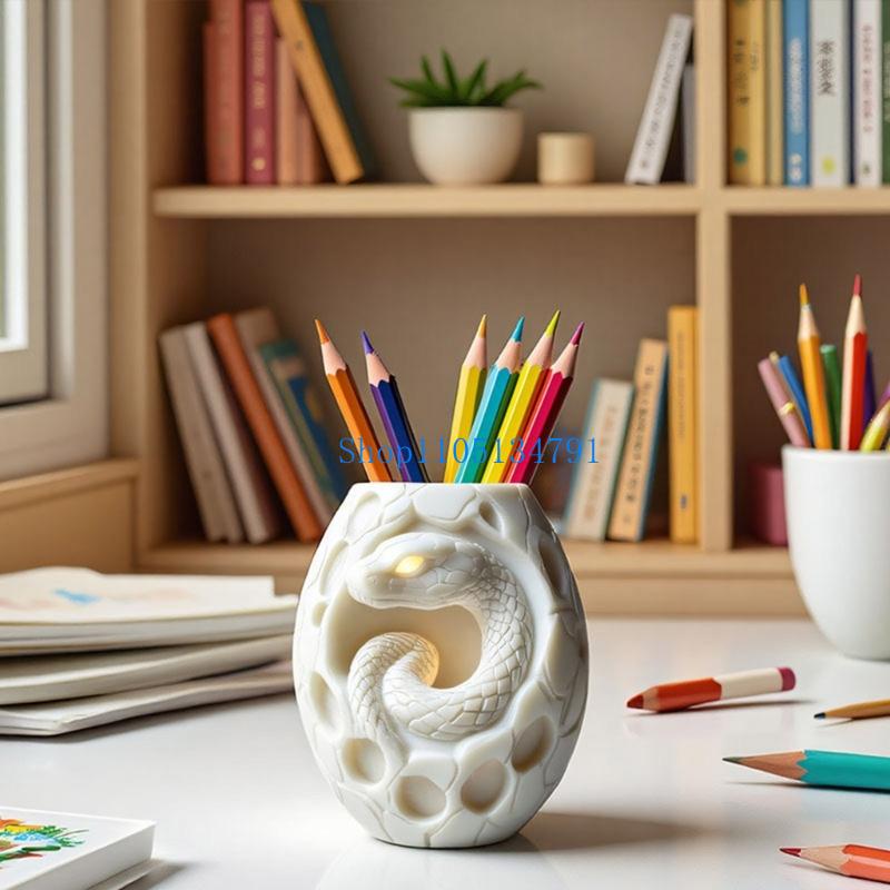 Resin Art Ideas - 98km สร้างสรรค์รูปแบบงูซิลิโคน Planter แม่พิมพ์กระถางดอกไม้แม่พิมพ์สำหรับเครื่องประดับเรซิน Crafting และ