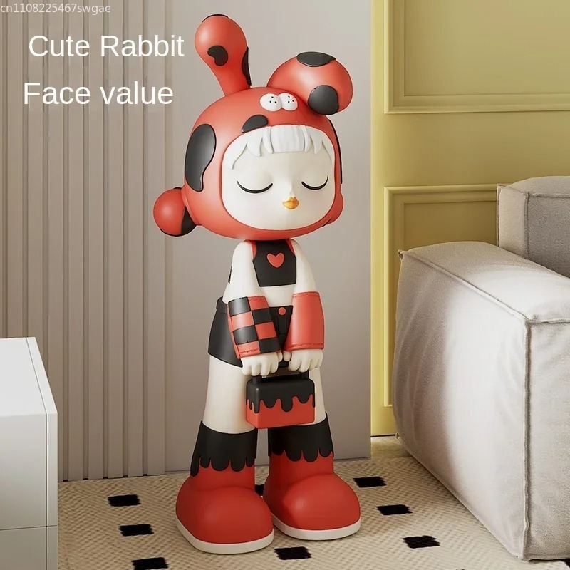 รูปปั้นการ์ตูนสาวศิลปะ โมเดลตั - Resin Art Home Decor บทวิจารณ์และราคา