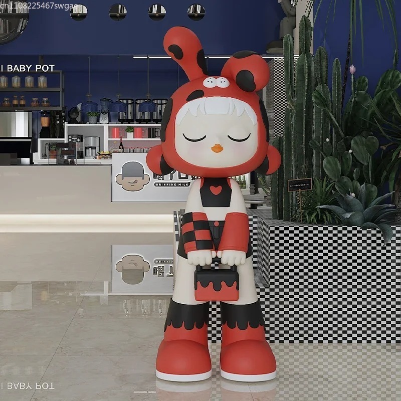 รูปปั้นการ์ตูนสาวศิลปะ โมเดลตั - Resin Art Home Decor บทวิจารณ์และราคา