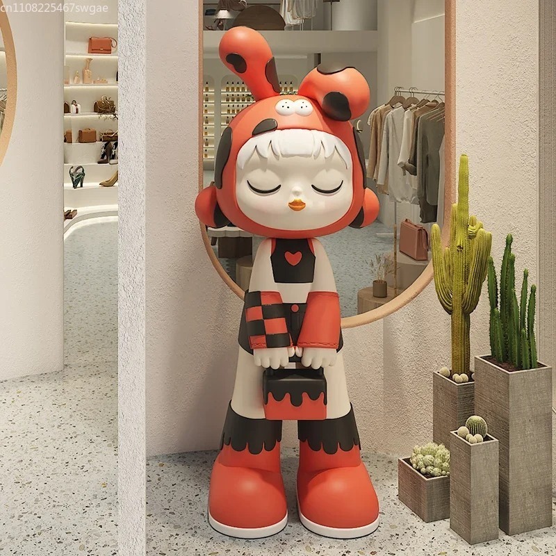 รูปปั้นการ์ตูนสาวศิลปะ โมเดลตั - Resin Art Home Decor บทวิจารณ์และราคา