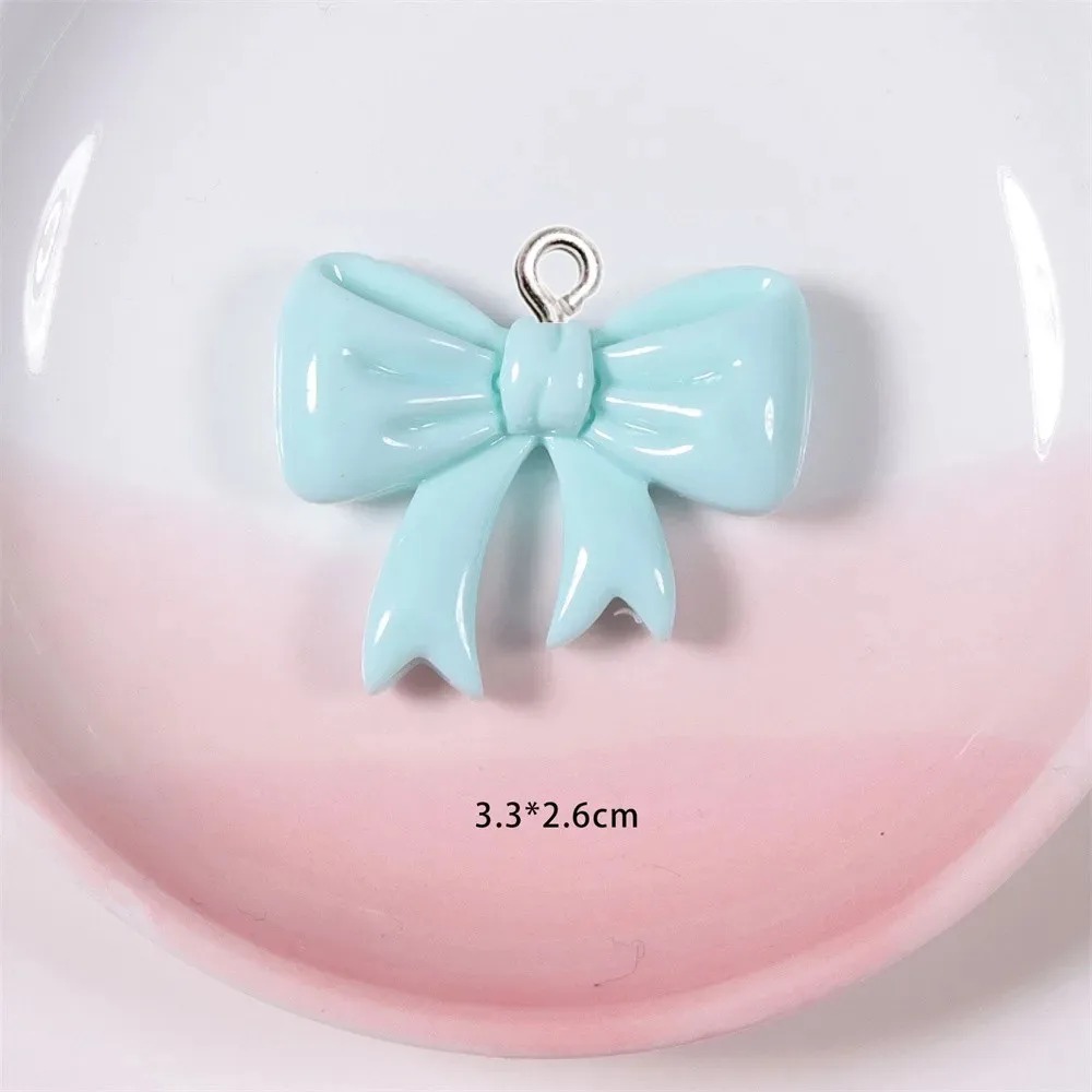10 ชิ้น ชาร์มเรซิ่นรูปโบว์สีลู - Resin Art Calligraphy บทวิจารณ์และราคา