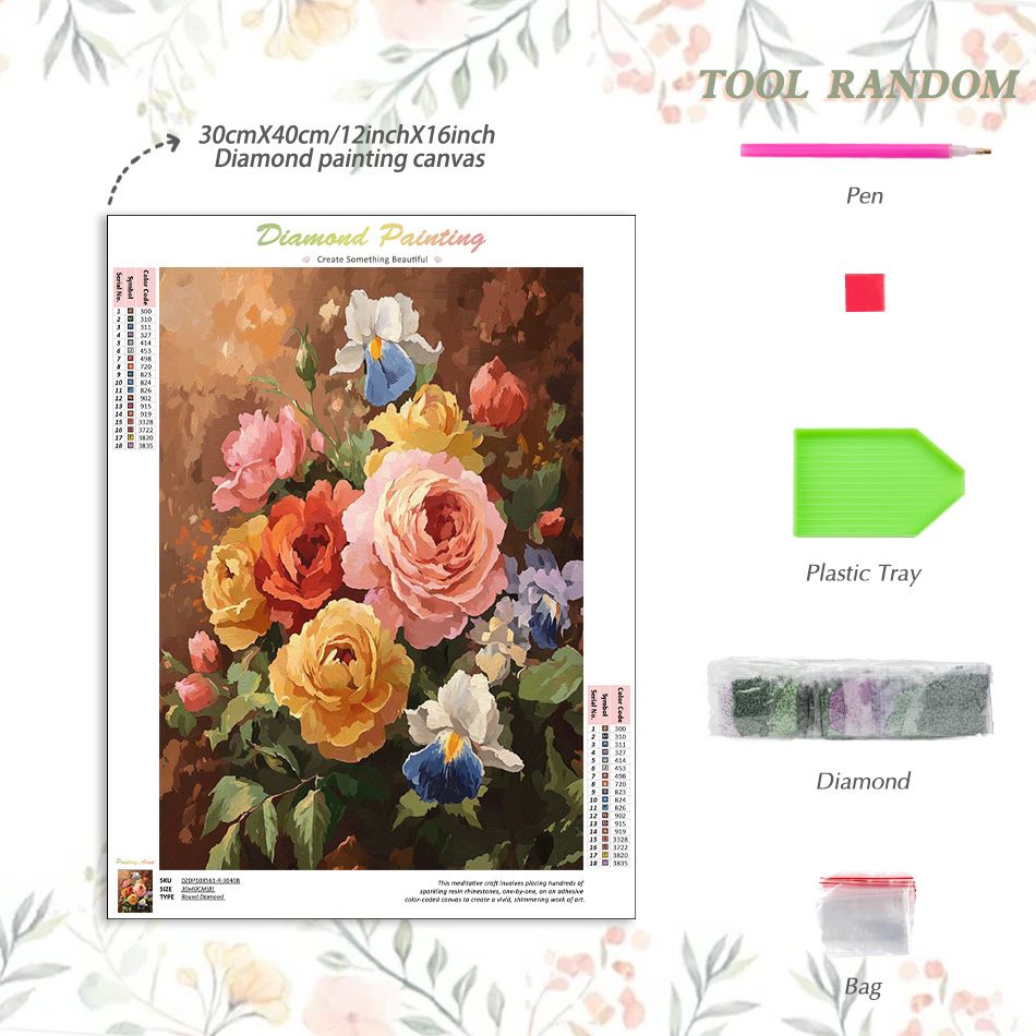 ชุดภาพวาดเพชร 5 มิติ CHENISTOR - Resin Art Ideas บทวิจารณ์และราคา