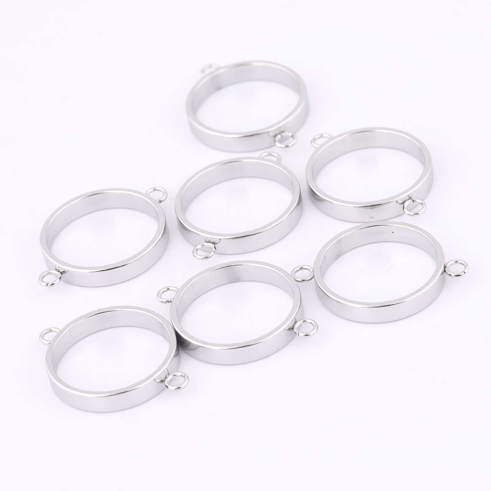10pcs สแตนเลสสตีล 14 มม.เปิด B - Resin Art Calligraphy บทวิจารณ์และราคา