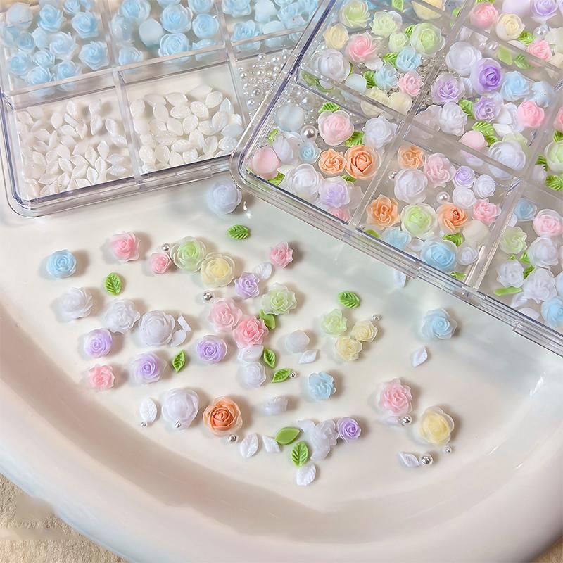 ชุดตกแต่งเล็บ 3 มิติ 6 12 ช่อง - Resin Art Using Flowers บทวิจารณ์และราคา