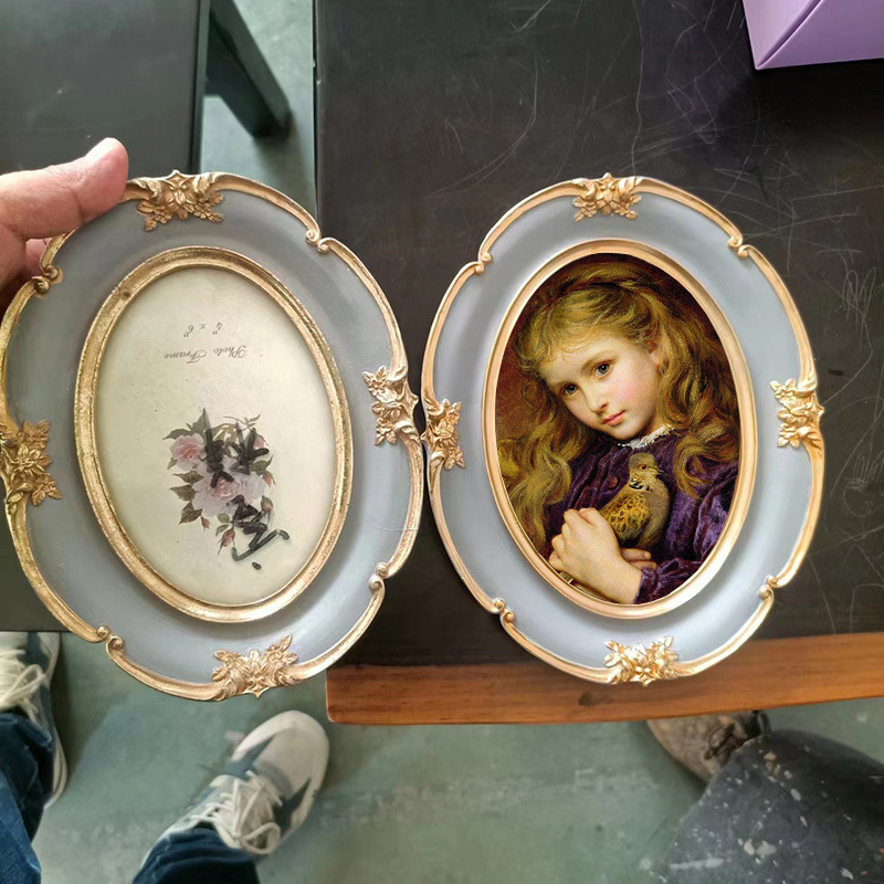 กรอบรูปเรซิ่นทรงวงรีสไตล์ยุโรป - Resin Art Ideas บทวิจารณ์และราคา