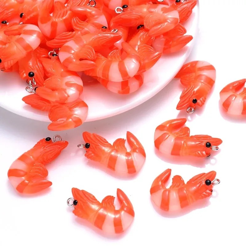 จี้อะคริลิคเรซิ่นรูปอาหารทะเลก - Resin Art Calligraphy บทวิจารณ์และราคา