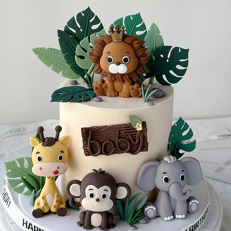 Jungle Safari สัตว์ตุ๊กตาตกแต่ - Resin Art Baby บทวิจารณ์และราคา