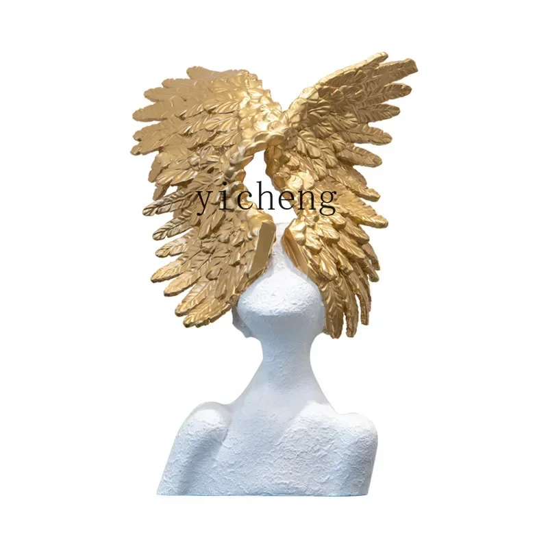 ของตกแต่งรูปปีกนางฟ้าสไตล์โมเด - Resin Art Home Decor บทวิจารณ์และราคา