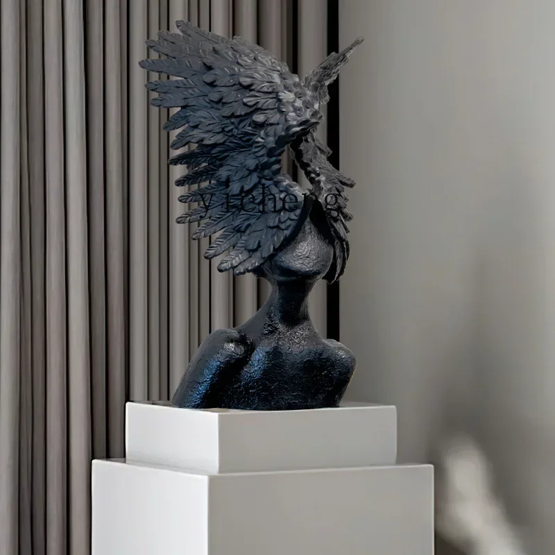 ของตกแต่งรูปปีกนางฟ้าสไตล์โมเด - Resin Art Home Decor บทวิจารณ์และราคา