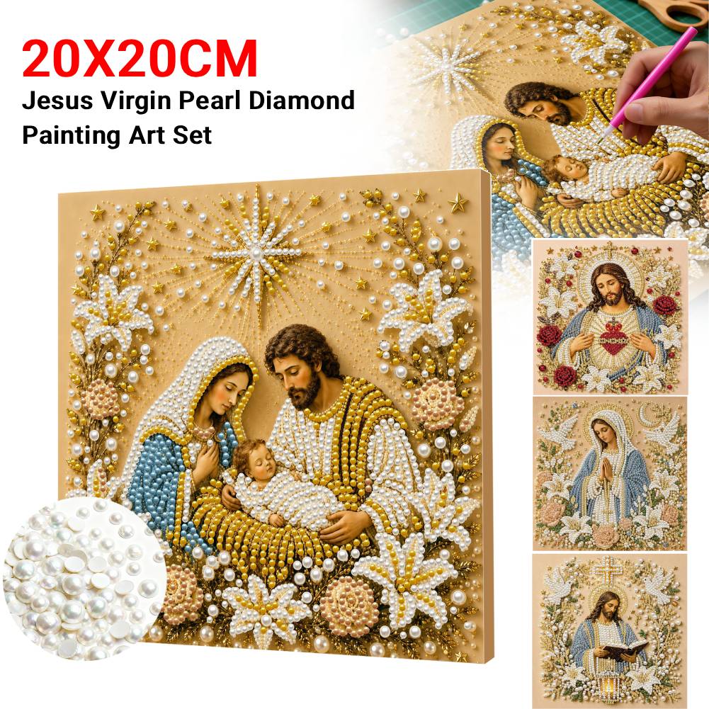 ชุดงานศิลปะภาพเพชร DIY พระเยซู - Resin Art Mary บทวิจารณ์และราคา