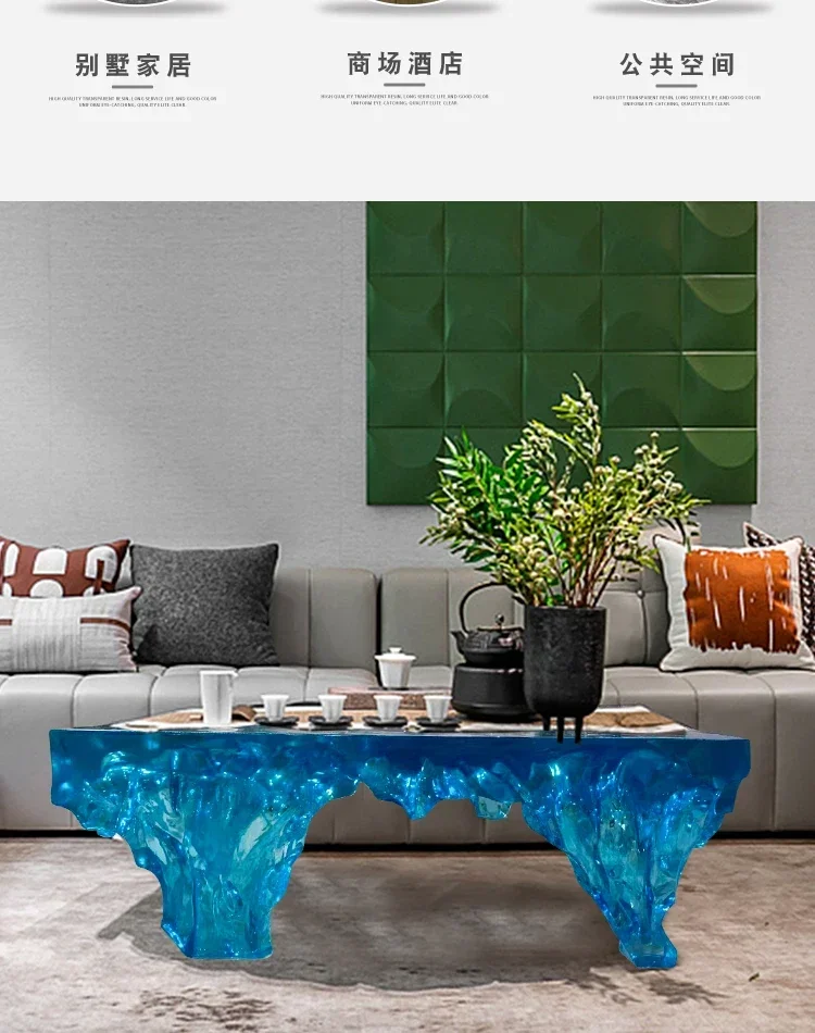 โต๊ะกาแฟเรซิ่นเกรดพรีเมียม รุ่ - Resin Art Coffee Table บทวิจารณ์และราคา