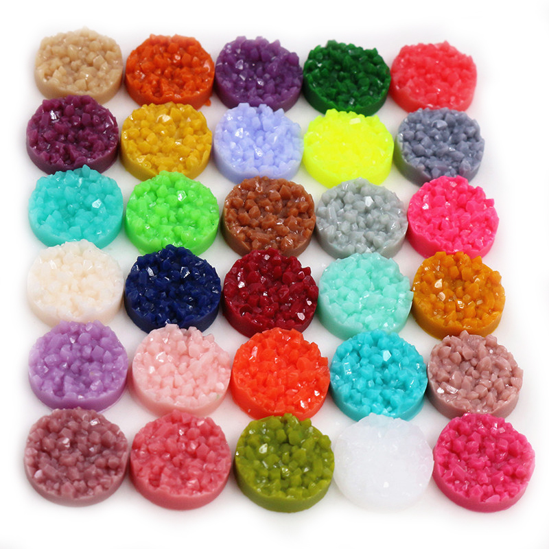 40pcs เรซิ่น Druzy Cabochons โ - Resin Art Calligraphy บทวิจารณ์และราคา