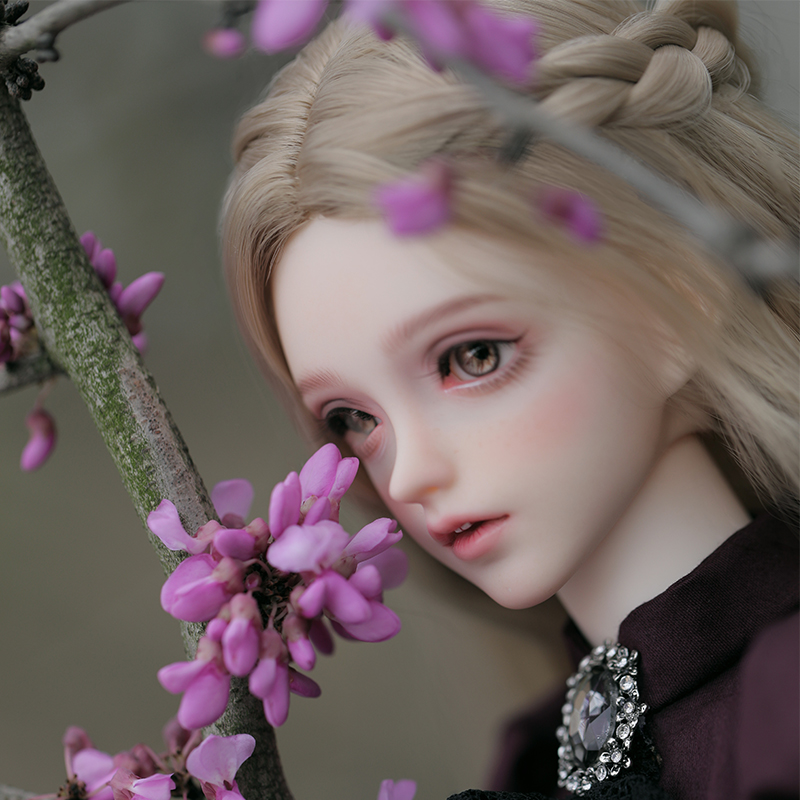 Elina ตุ๊กตา BJD 1/3สวย Elegan - Resin Art Purple บทวิจารณ์และราคา