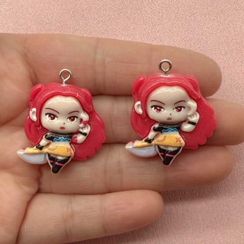 จี้การ์ตูนเรซิ่น 10 ชิ้น, ต่าง - Resin Art Calligraphy บทวิจารณ์และราคา