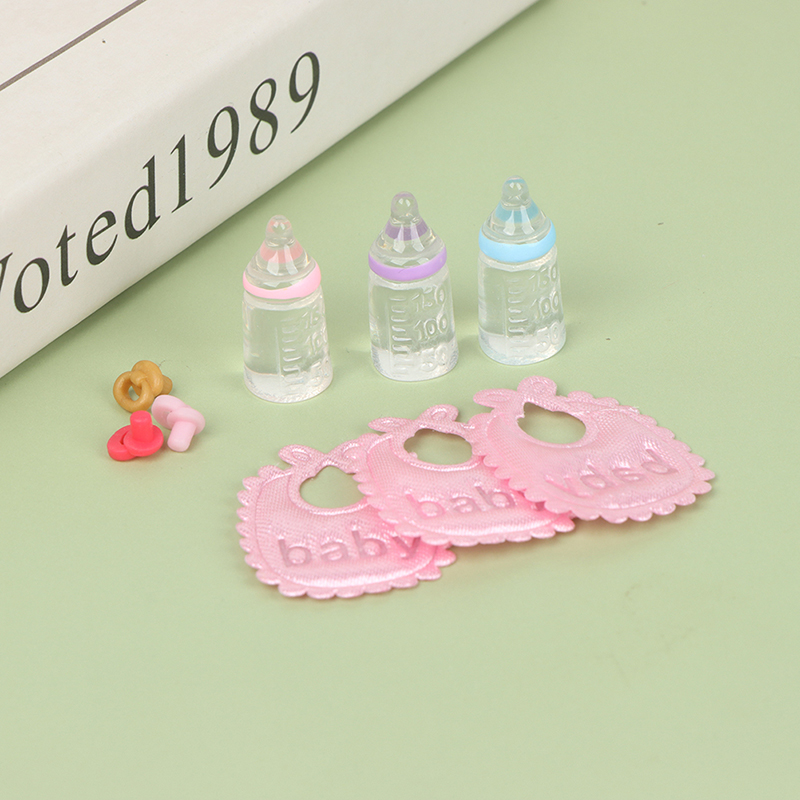 3ชิ้นบ้านตุ๊กตา1:12ขวดนมขนาดเล - Resin Art Baby บทวิจารณ์และราคา