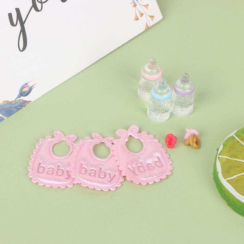 3ชิ้นบ้านตุ๊กตา1:12ขวดนมขนาดเล - Resin Art Baby บทวิจารณ์และราคา