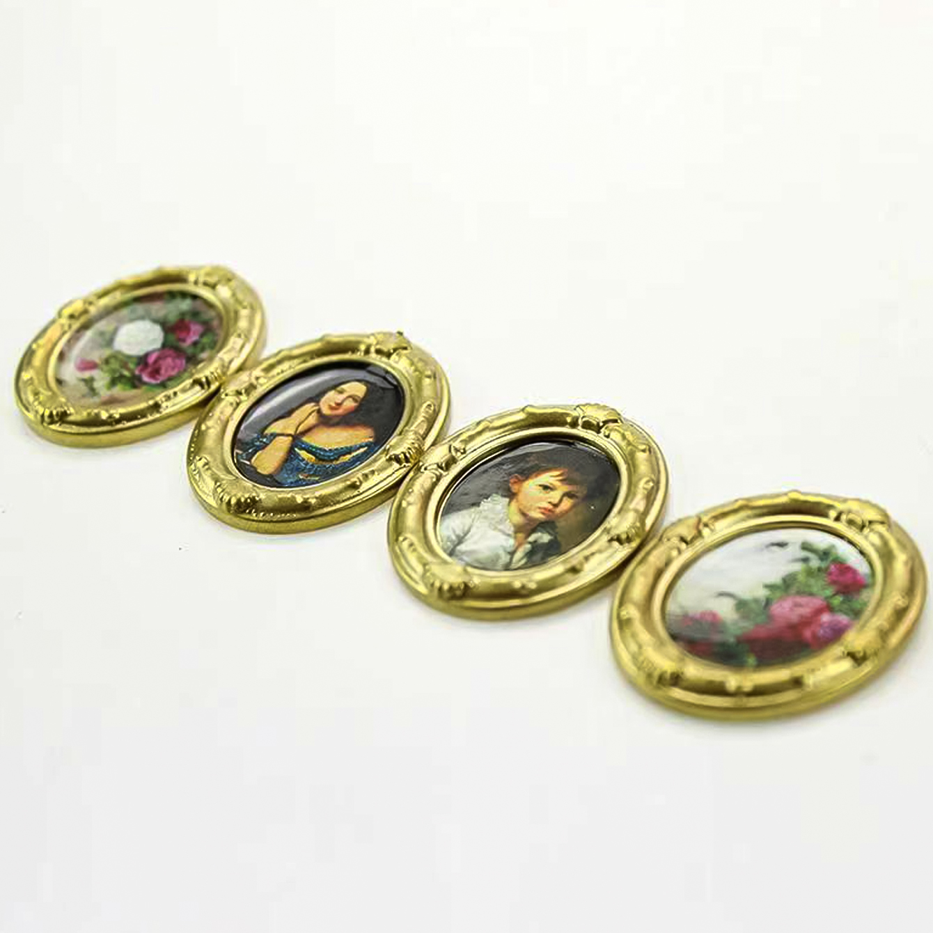 ภาพวาดสีน้ำมันขนาดเล็ก 2 ชิ้นส - Resin Art Calligraphy บทวิจารณ์และราคา