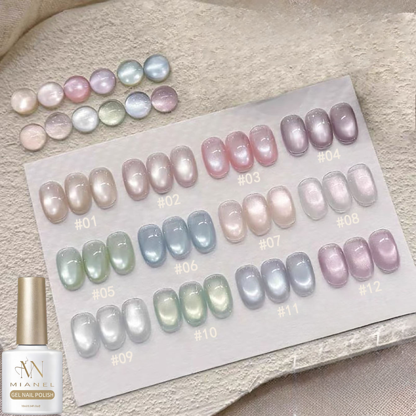 MIANEL 10ML ยาทาเล็บเจลลายผลไม - Resin Art Purple บทวิจารณ์และราคา