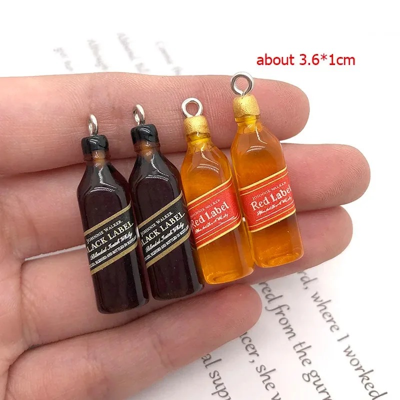 จี้เรซิ่นรูปขวดไวน์ขนาดเล็ก 10 - Resin Art Calligraphy บทวิจารณ์และราคา