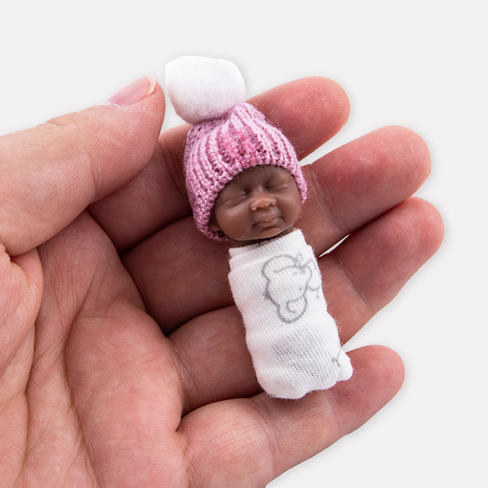 ตุ๊กตาเด็กเกิดใหม่ ขนาด 7 ซม.  - Resin Art Baby บทวิจารณ์และราคา