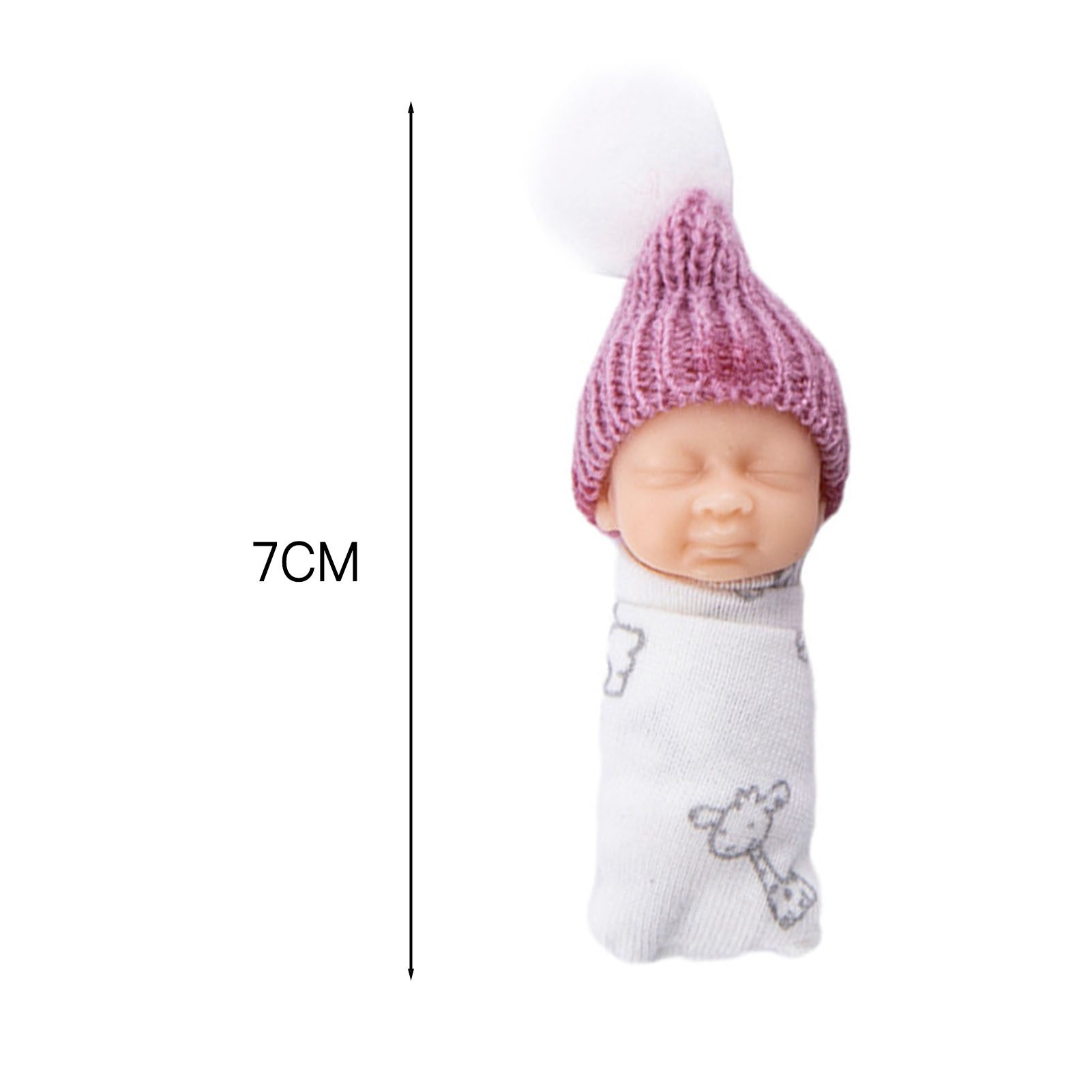 ตุ๊กตาเด็กเกิดใหม่ ขนาด 7 ซม.  - Resin Art Baby บทวิจารณ์และราคา