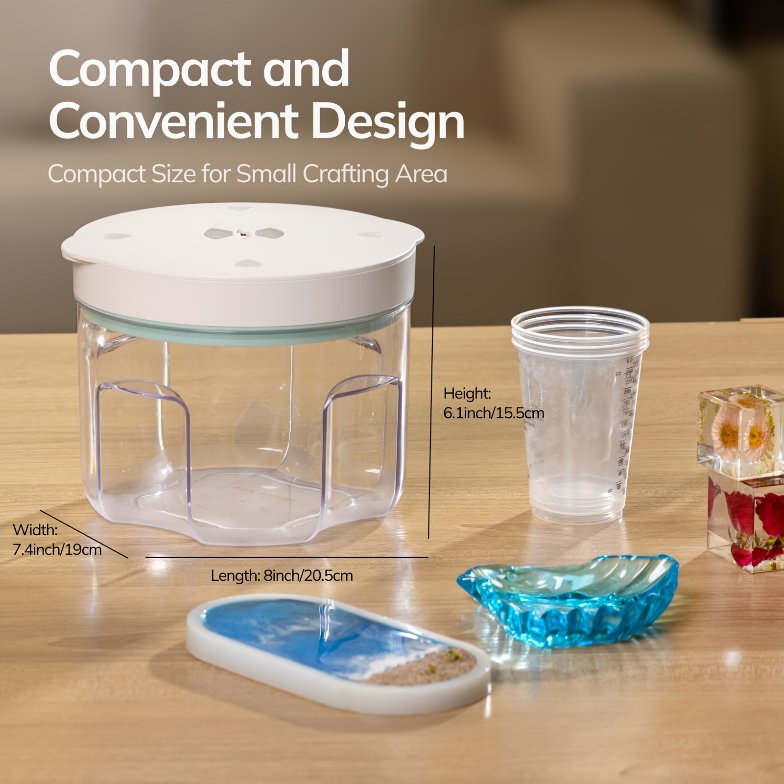 เครื่องกำจัดฟองอากาศเรซิ่นแบบส - Resin Art Machine บทวิจารณ์และราคา