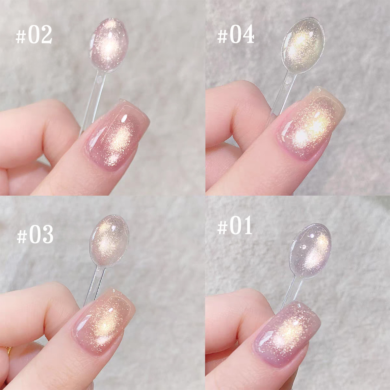 1 ชิ้น TC ยาทาเล็บเจลสีชมพูโกล - Resin Art Purple บทวิจารณ์และราคา