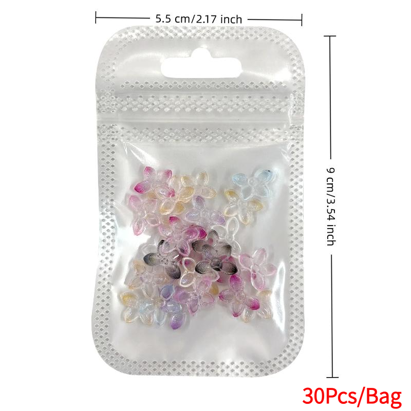 30 ชิ้น/ถุง ชาร์มตกแต่งเล็บรูป - Resin Art Using Flowers บทวิจารณ์และราคา