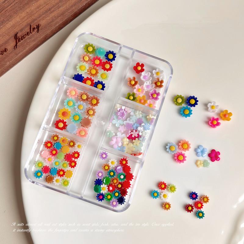 ชาร์มตกแต่งเล็บลายดอกทานตะวัน  - Resin Art Using Flowers บทวิจารณ์และราคา