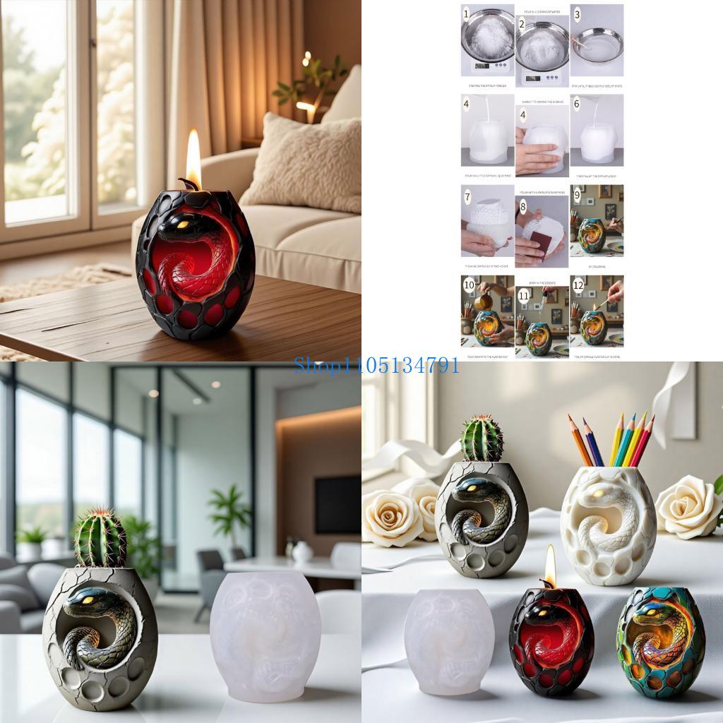 98km สร้างสรรค์รูปแบบงูซิลิโคน - Resin Art Ideas บทวิจารณ์และราคา